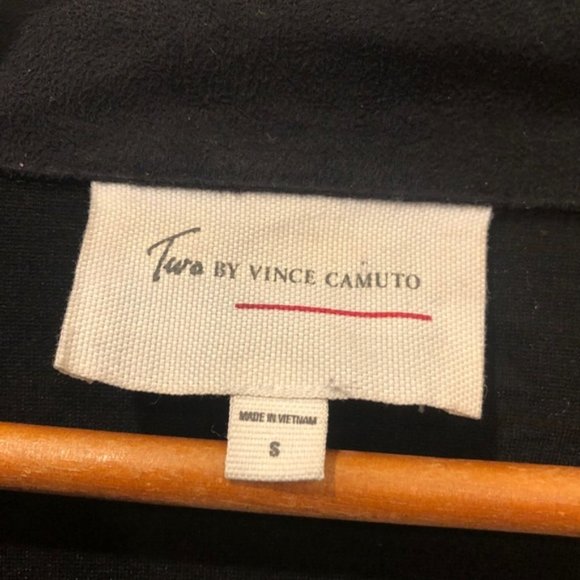 Two by Vince Camuto Assymetrical Zip Moto Jacket S - Picture 8 of 11